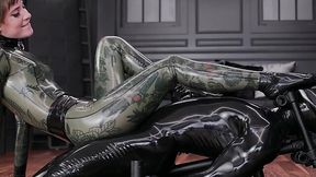 3D animated couple has some kinky fun as she dominates him