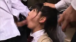 Rough Guys Dominate Sexy Japanese Girl Who Craves Big Dicks Hard