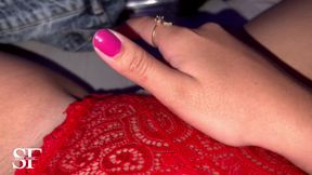 MY BOYFRIEND LEFT ME VERY HOT AFTER THE PARTY YOU WANT TO TOUCH ME