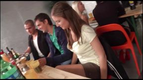 Partying teens getting pounded in amazing orgy