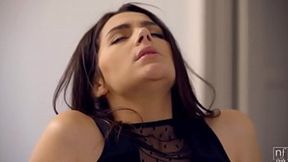 Delicate Teen Screams With Two Attractive Guys