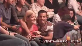 Velvet Swingers Club private party in the club in Prague