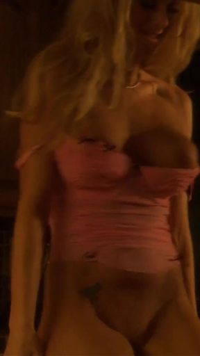 Katie Morgan Takes a Load on Her Boobs