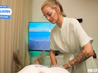 The Shy Masseuse Couldn’t Resist Her Client’s Large Rod