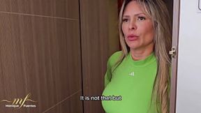 Milf neighbor's got a mouthful of hubby's cum &mdash;  dude