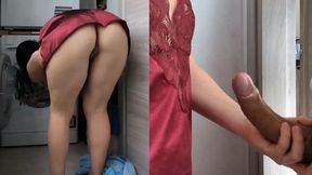 Stepmom trapped in washer &mdash;  stepson nearby