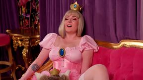 Blonde Bowsette Dominates Peachy Princess Pussy