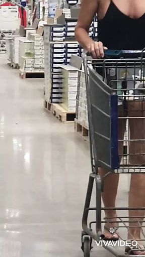 Nipple slip in store