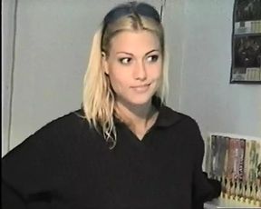 I present to you Carina a real blonde fairy with a great