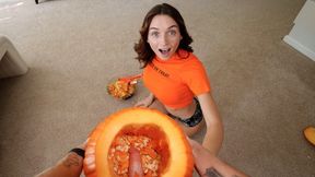 marcela privacy - Dirty dad bangs me in a pumpkin patch, raw and reckless