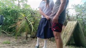 compagamesmo - COLLEGE GIRL WENT VIRAL WHEN SHE INVITE THE FARMBOY FUCK IN THE GARDEN