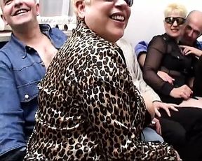 Italian milfs take two big cocks to enjoy more