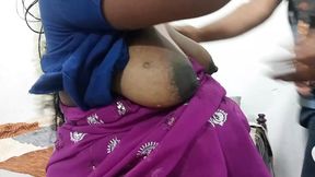 Tamil housewife Aunty seducing her Son&#039;s friend hot sucking and pussy licking hard fucking