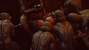 Big White Bitch F*cked Rough by Goblin Group &mdash;  Deep C*mm Swallowed