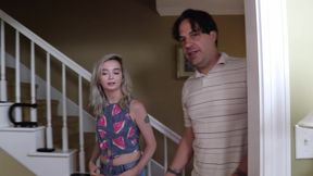 PNC2-1) Lexi Lore Anal Threesome Spit Roast Blowjob Deepthroat Oral Vibrator