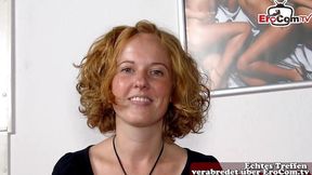 German shy milf persuades to masturbate during sex casting