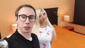 First Fuck in Porn for Italian Beuty Lisa Amane with Max Felicitas